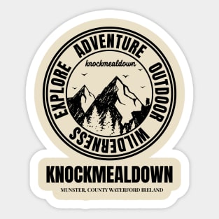 Irish Climbers - Waterford Ireland, Knockmealdown Mountain Sticker